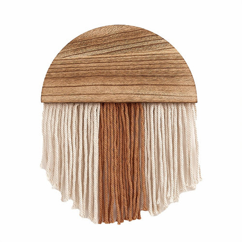 Arch Wood & Cotton Tapestry