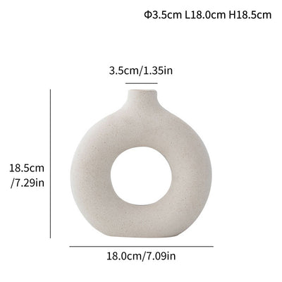 Speckled Earth Ceramic Vase