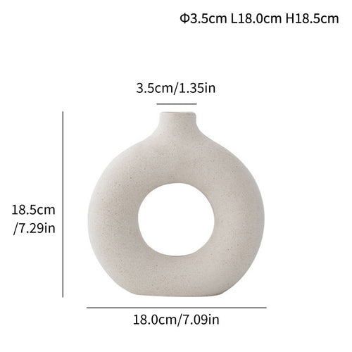 Speckled Earth Ceramic Vase