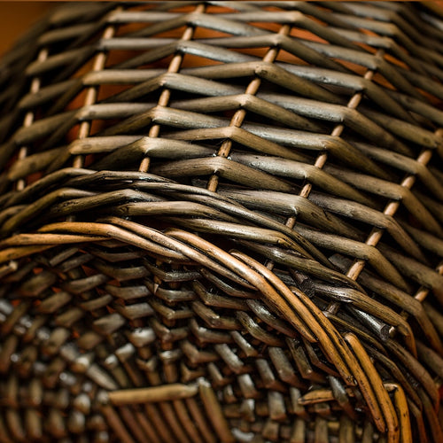 Woven Rattan Storage Basket