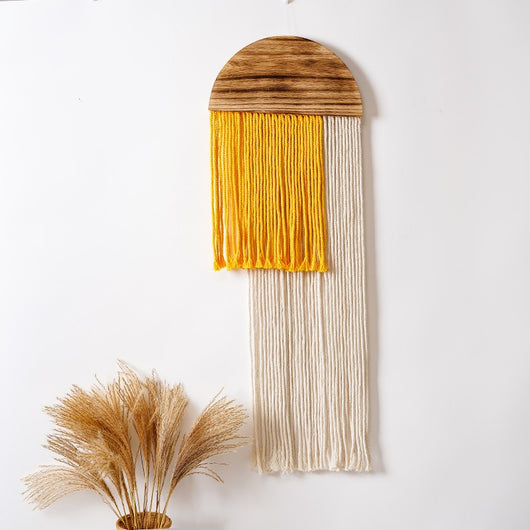 Arch Wood & Cotton Tapestry