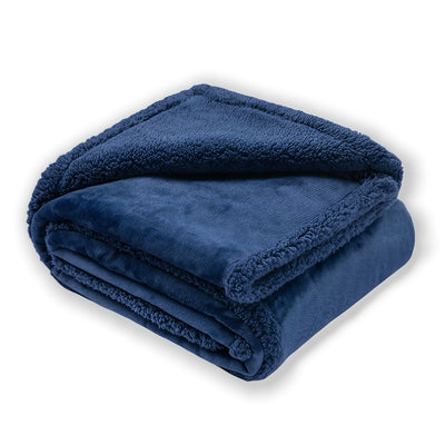 Plush Sherpa Fleece Throw