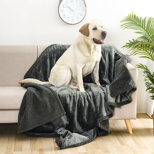 Waterproof Reversible Throw Blanket