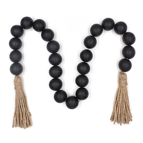 Chunky Wood Bead Garland