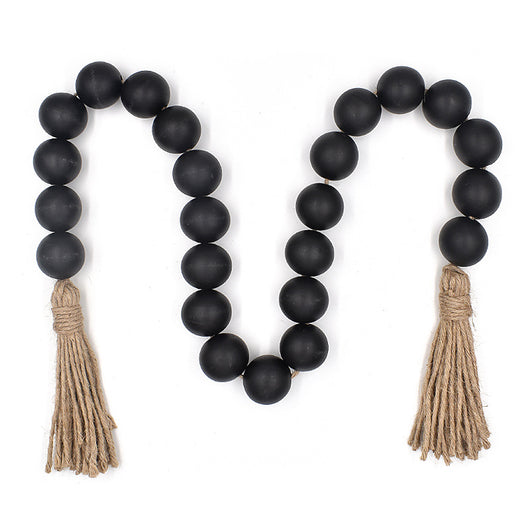 Chunky Wood Bead Garland