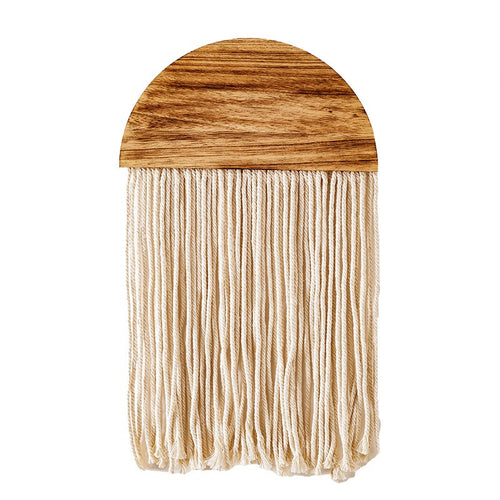 Arch Wood & Cotton Tapestry