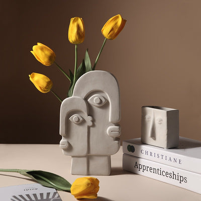 Stoneface Ceramic Vase