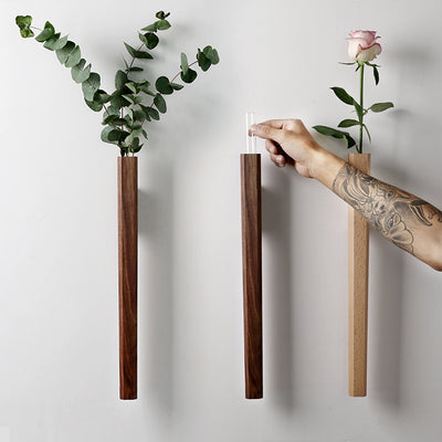 Pinewood Wall Hanging Vase