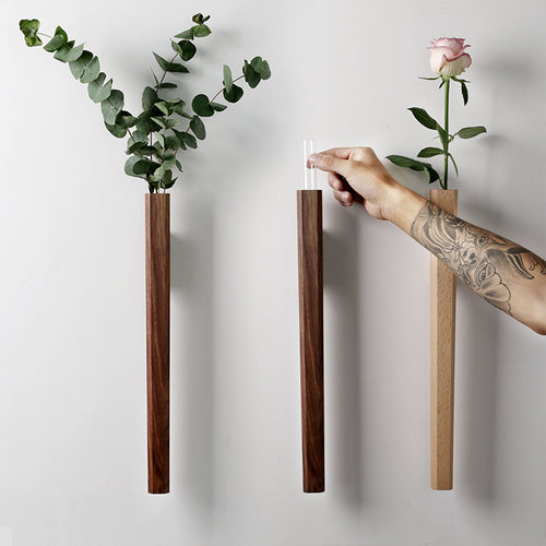 Pinewood Wall Hanging Vase