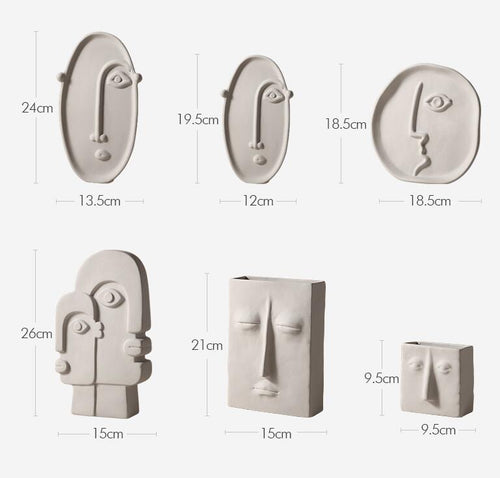 Stoneface Ceramic Vase