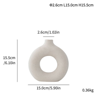 Speckled Earth Ceramic Vase