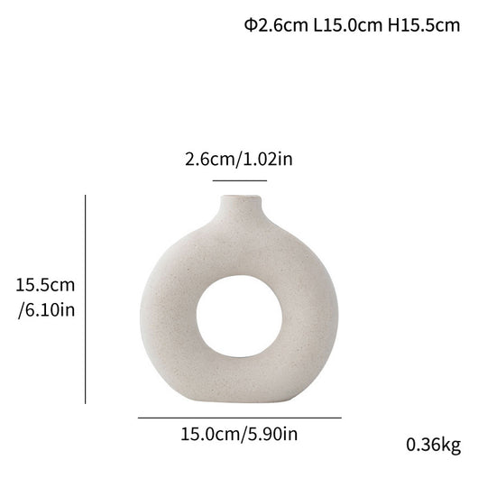 Speckled Earth Ceramic Vase