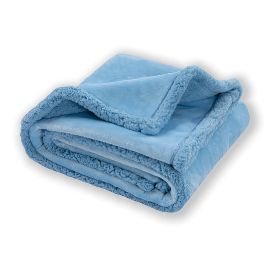 Plush Sherpa Fleece Throw