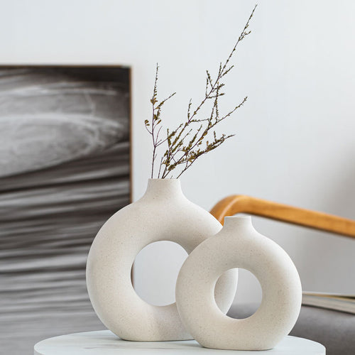 Speckled Earth Ceramic Vase