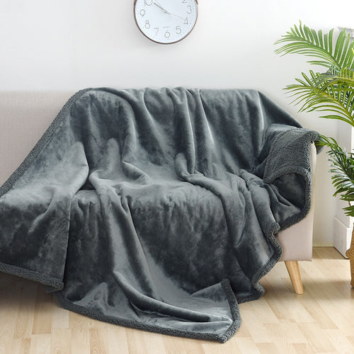 Waterproof Reversible Throw Blanket