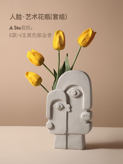 Stoneface Ceramic Vase