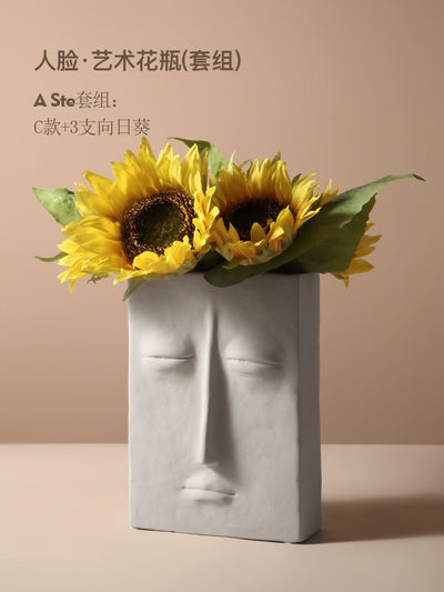 Stoneface Ceramic Vase