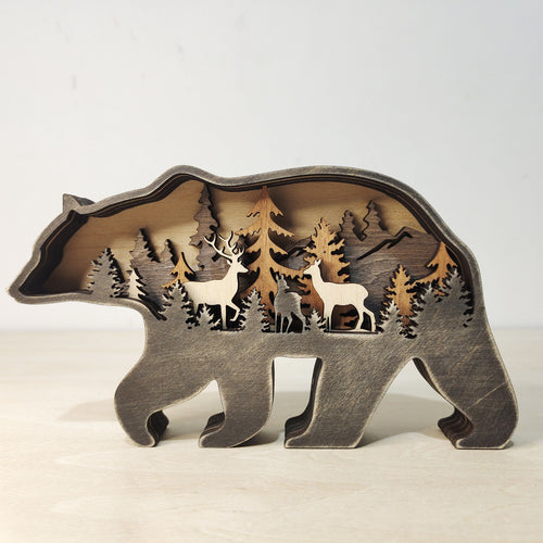 Carved Boxwood Animal Sculpture
