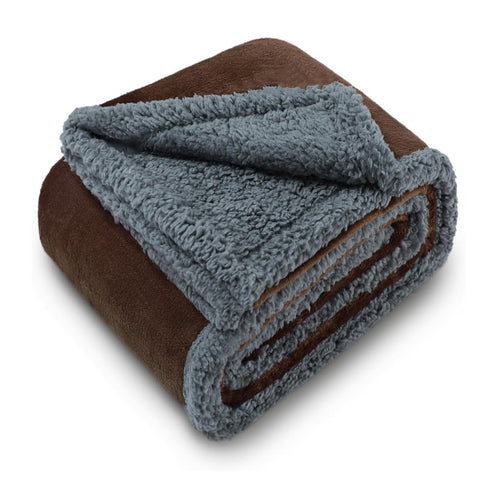 Plush Sherpa Fleece Throw