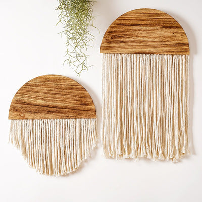 Arch Wood & Cotton Tapestry