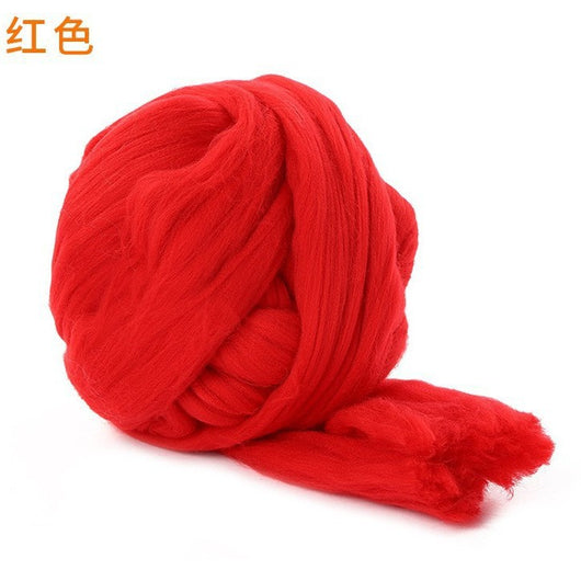 Chunky Hand-Knit Throw