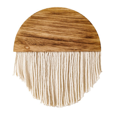Arch Wood & Cotton Tapestry