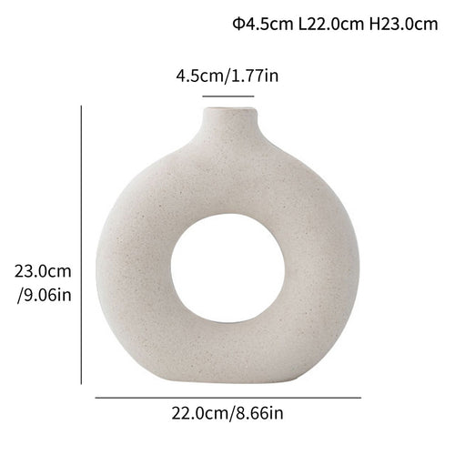 Speckled Earth Ceramic Vase