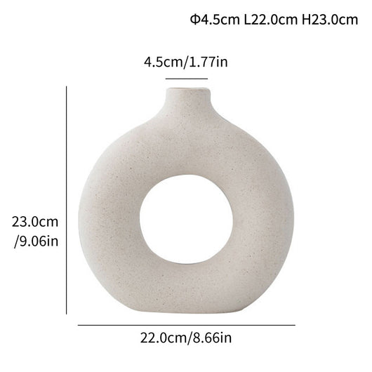 Speckled Earth Ceramic Vase