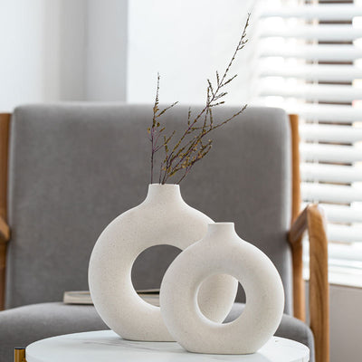 Speckled Earth Ceramic Vase
