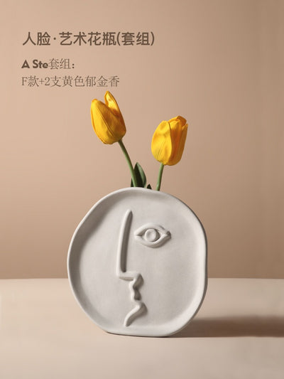 Stoneface Ceramic Vase