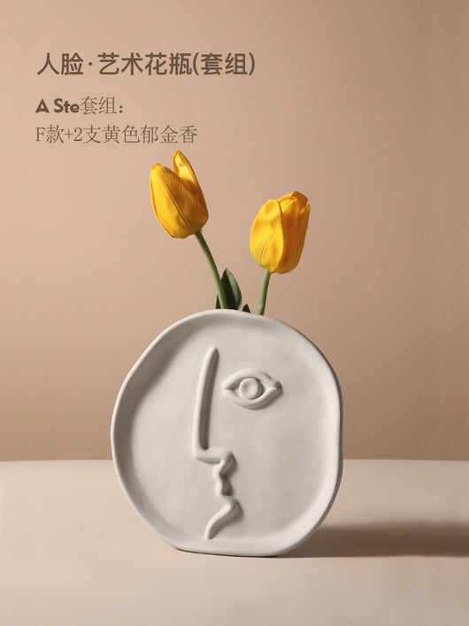 Stoneface Ceramic Vase