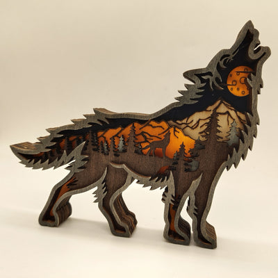 Carved Boxwood Animal Sculpture