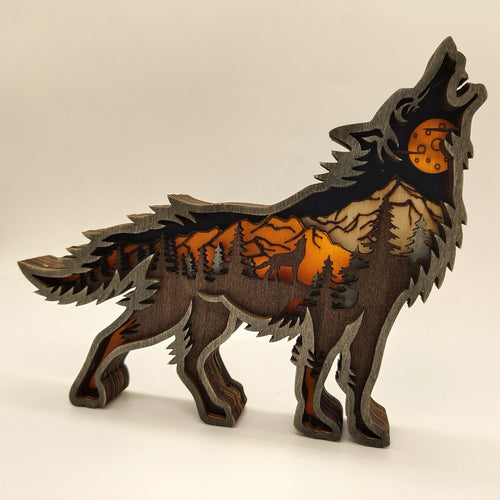 Carved Boxwood Animal Sculpture