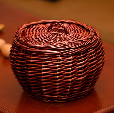 Woven Rattan Storage Basket