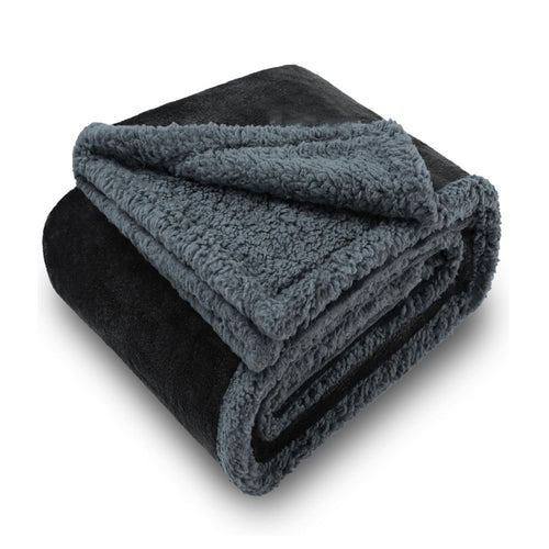 Plush Sherpa Fleece Throw