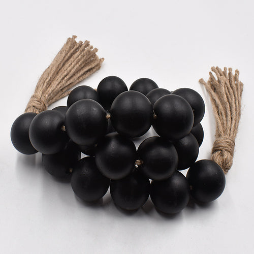 Chunky Wood Bead Garland