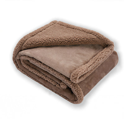 Plush Sherpa Fleece Throw